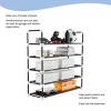 Hastings Home 5-Tier Shoe Rack for Storage and Organization - Black - 2 of 4