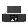 Sapphtopaz Modern TV Stand for TVs up to 70 Inches, Entertainment Center with 2 Storage Cabinets and 2 Open Shelves, TV Console for Living Room - 3 of 4