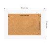 Amanti Art Cabinet White Framed Corkboard, Natural Cork - 4 of 4