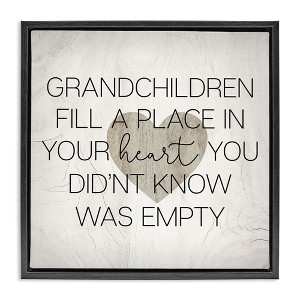 Stupell Industries Heartwarming Grandchildren Phrase, 25" x 25" - 1 of 4