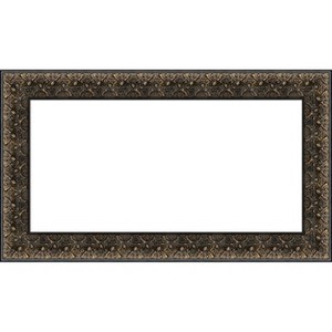 Amanti Art Intaglio Embossed Black Framed Dry Erase Magnetic Board - 1 of 4