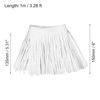 Unique Bargains DIY Craft Sewing PU Leather Sewing Tassel Fringe Trim 1 Yard - 2 of 4