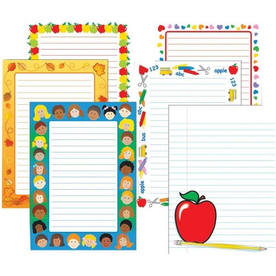 Creative Shapes Assorted Notepads, 5 x 7 Inches, 50 Sheets, set of 6