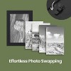 LEDEREM Picture Frames, 10-pack black collage picture frame set, two 8 x 10 for large images, four 5 x 7 for medium photos, four 4 x 6 - 3 of 4