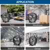 30 in Industrial Drum Fan, Heavy Duty Metal Air Circulator with Caster Handle for Patios, Warehouses, Commercial, Factories and Workshops - 2 of 4