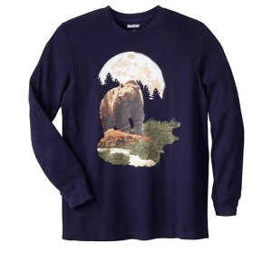 KingSize Tall Waffle-Knit Thermal Crewneck Tee Tall - 1 of 4