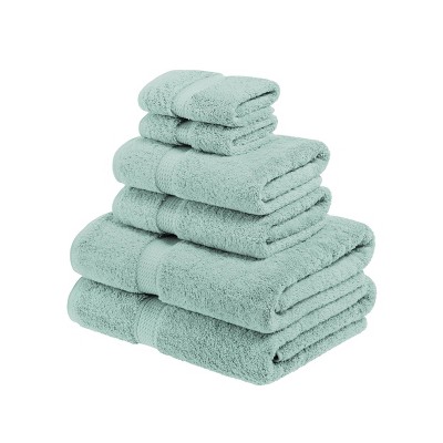 Luxury Cotton Heavyweight Ultra-Plush Towel Set by Blue Nile Mills
