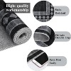Coucheta Washable Rug Non-Slip, Stain Resistant Low Pile Rug with Border for Hallway Kitchen, Machine Washable Indoor Carpet,Multiple Sizes & Colors - 4 of 4
