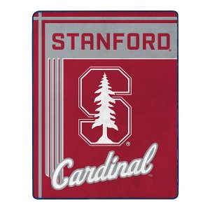 Sweet Home Collection NCAA Stanford Cardinals 46" x 60" Raschel Throw Blanket - 1 of 4