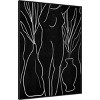 32" x 42" Summer Portrait I Woman and Vases by Melissa Wang Framed Canvas Wall Art Print - Amanti Art: Modern Lithograph, Polystyrene Frame - 2 of 4