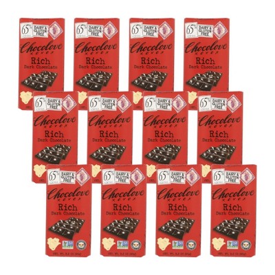 Chocolove Rich Dark Chocolate Bar - Case of 12/3.2 oz