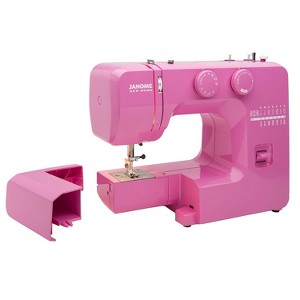 Janome Sorbet Sewing Machine, Easy-to-Use, Interior Metal Frame, Bobbin Diagram, Tutorial Videos, Made with Beginners in Mind! - Pink - 1 of 1