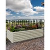 Rectangular Raised Garden Bed (2-Pack) Ergonomic Steel Planters,Healthy, Stress-Free Planting for Patios, Balconies & Small Spaces - 2 of 4
