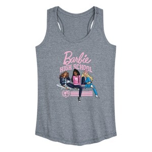 Women's - Barbie - High School Dolls Graphic Racerback Tank - 1 of 4