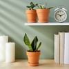 Juvale Juvale 4-inch 6 Pack Small Terracotta Pots with Saucer and Drainage Hole - Clay Planter for Indoor Plants - 3 of 4