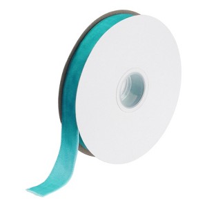 Unique Bargains DIY Gift Wrapping Soft Single Face Spool Silky Velvet Ribbon - 1 of 3