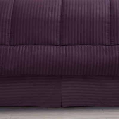 Queen Eggplant Down Alternative Microfiber 8-Piece Bed in a Bag Set