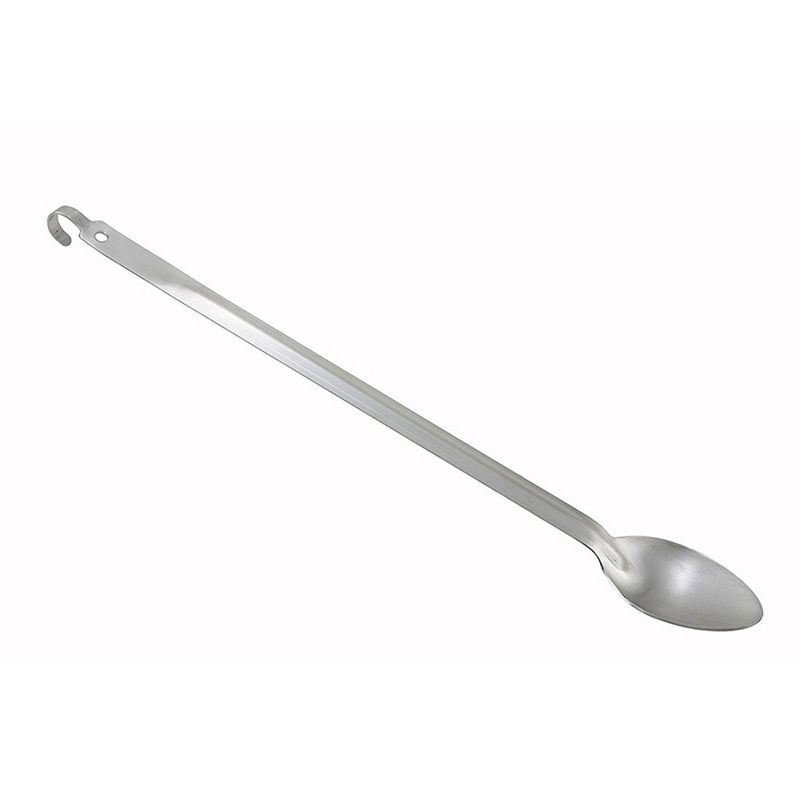 Winco BHKS-21 Stainless Steel Solid Basting Spoon with Hook, 21-Inch, 1 of 4