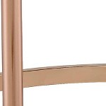 Clear Glass/Rose Gold Finish