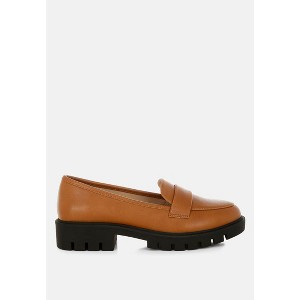 PERIDOT Faux Leather Chunky Loafers Women - 1 of 4