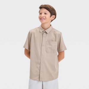 Boys' Short Sleeve Adventure Shirt - All In Motion™ - 1 of 3