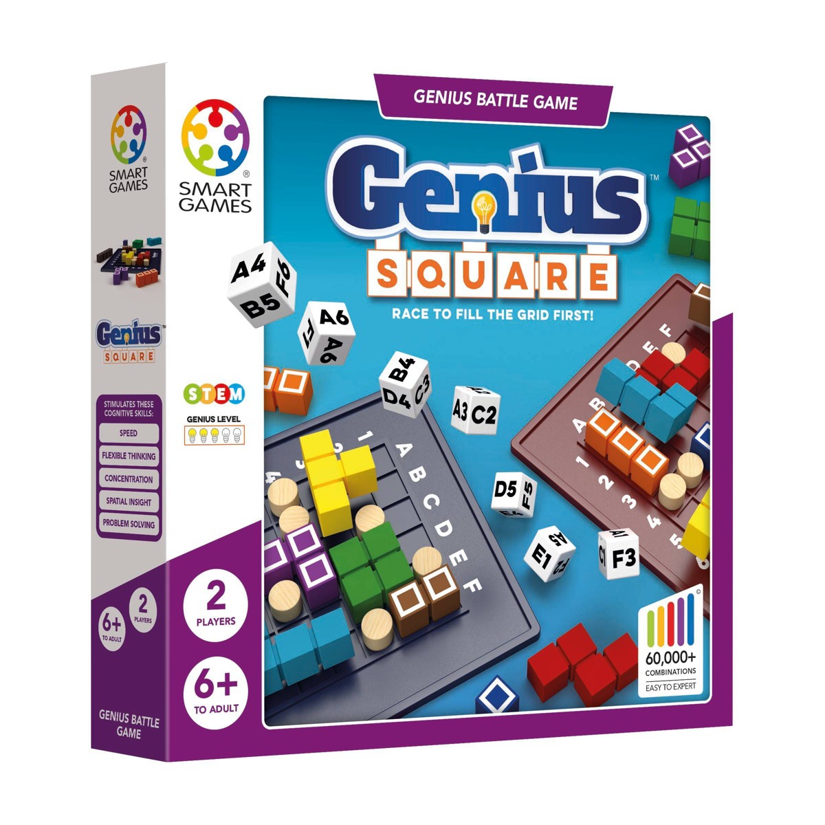 SmartGames Genius Square brain teaser game
