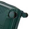 TopComfy Luggage 20 24 28 Inch Travel Suitcase Spinner Wheel Luggage Set Combination Lock Travel Suitcase Set for Travel, Green, 19.49"*12.8"*29.53" - 4 of 4