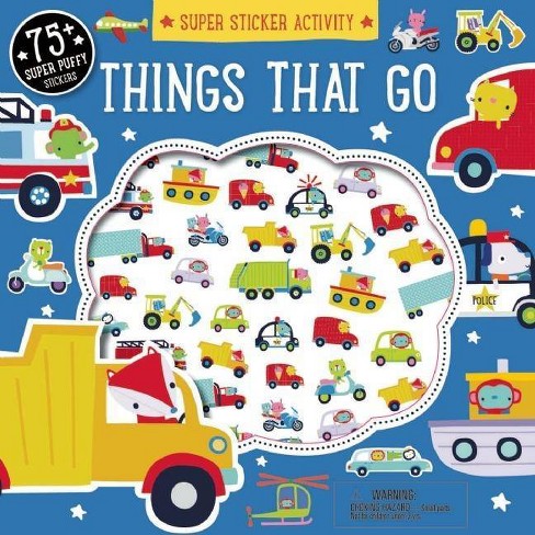 Super Sticker Activity: Things That Go - (Paperback) - image 1 of 1