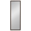 16" x 48" Evans Framed Wall Panel Mirror Walnut Brown - Kate and Laurel - image 2 of 4