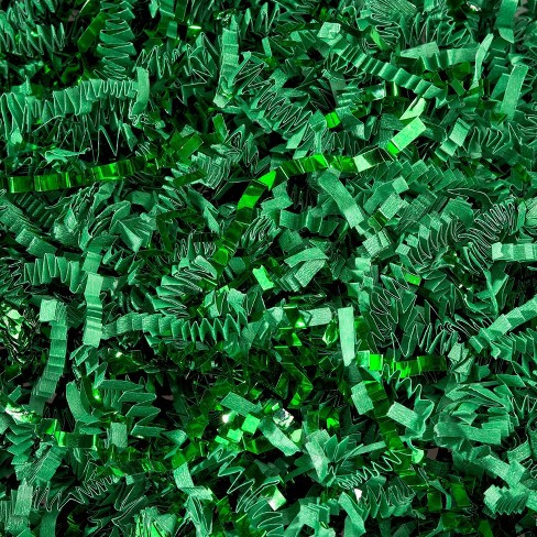 Green Crinkle Cut Paper Shred Shredded Filler in All Sizes