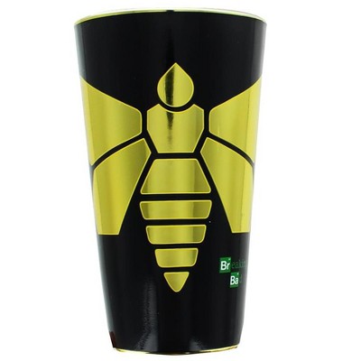 Just Funky Breaking Bad Yellow Moth 16oz Foil Print Pint Glass