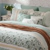 9 Pcs Paisley Print Percale Cotton Comforter Set, All Season Home Textile fits Elegant Bedroom Decor - 4 of 4