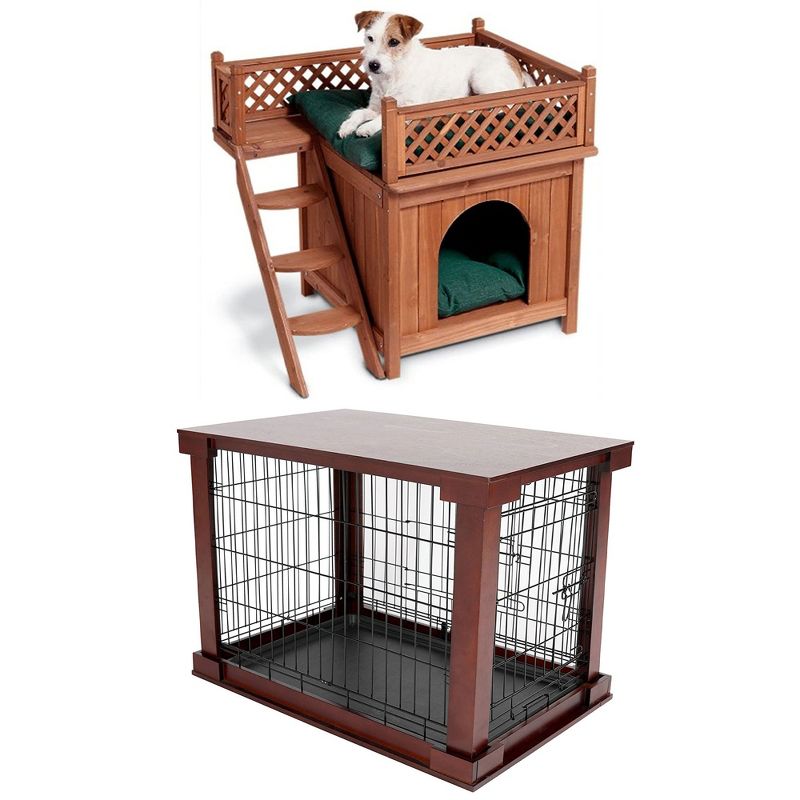 Merry Room w/ a View Indoor Outdoor  + Pet Cage w/ Protection Box End Table, 1 of 7
