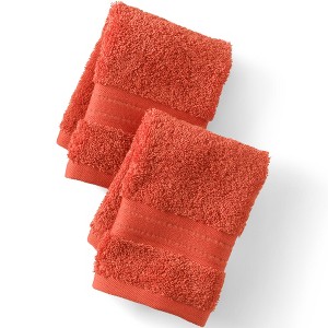 Lands' End Premium Supima Cotton 2-Piece Washcloth Set - 1 of 3