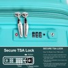 SEVOBAL Luggage Expandable Hardshell Suitcase Set with Double Spinner Wheels and TSA Lock for Travel, Blue, 19.88"*12.2"*29.72" - 3 of 4
