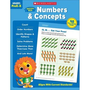 Scholastic Success with Numbers & Concepts Workbook - by  Scholastic Teaching Resources (Paperback) - 1 of 1