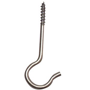 Panacea Brass Steel 2-1/2 in. H Sturdy Ceiling Hook 5 pk - 1 of 1