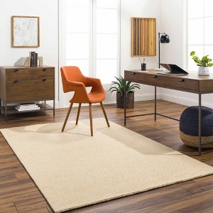 Hauteloom Alyra Beige Solid Area Rug - 1 of 4