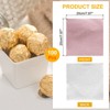 Unique Bargains Textured Surface Chocolate Bar Caramel Aluminum Foil Candy Wrappers 100 Pcs - 2 of 4