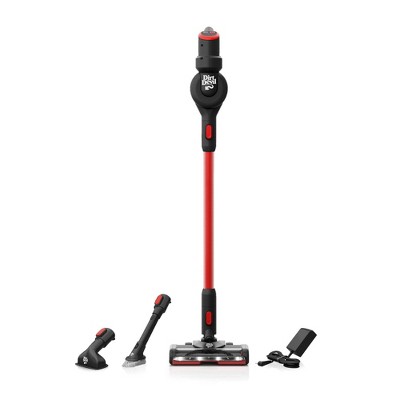 Dirt Devil Standing Cordless Stick Vacuum Red/Black - BD57000V: Lightweight, Rechargeable, Multi-Surface, Washable Filter