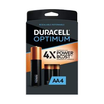 Duracell Recharge Ultra AA NiMH Rechargeable AA Batteries, 2.4 Ah, 1.2 V -  Pack of 4
