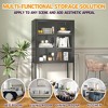 DOMETOUR Heavy Duty Metal Storage Cabinet Display Storage Cabinet with Glass Doors and 2 Adjustable Shelves for Office, Living Room - 3 of 4