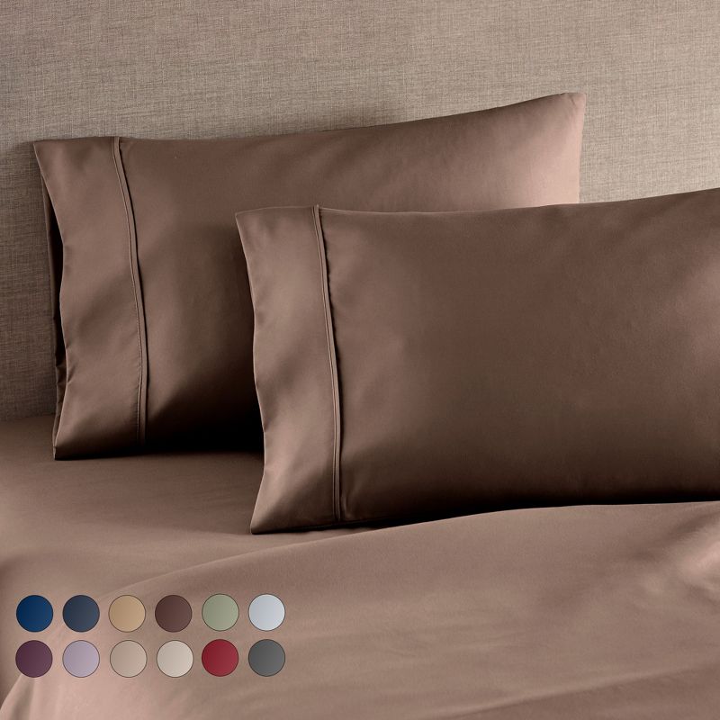 HC Collection Pillowcase and Sheet Bedding Set 1800 Series, 6 of 8