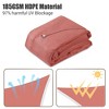 Yescom 12x12 Ft 97% UV Block Square Sun Shade Sail Canopy Outdoor Backyard Garden Pool Red - 4 of 4