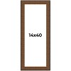 PosterPalooza | Panoramic Museum Black Picture Frame - UV Acrylic, Foam Board Backing, Hanging Hardware - 2 of 4