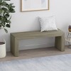 48" Farmhouse Dining Bench with Durable Acacia Wood Frame and Clean Square Legs for Entryway or Dining Room -3irtyhousy - 2 of 4