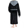 PAVILIA Mens Robe, Hooded Soft Bathrobe for Men, Fleece Plush Warm Shawl Collar Hood Pockets for Bath Shower Spa - 2 of 4
