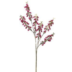 Allstate Floral Baby Blossom Artificial Floral Spray - 27" - Fuschia - 1 of 3