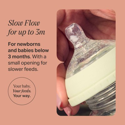 Tommee Tippee Natural Start Slow Flow Bottle Nipples - 2pk
