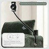 Kumasinova Single Sofa with Oversized Storage Ottoman – USB + Type-C Charging, Adjustable Phone Holder, Armrest Pockets & Pillows, Couch Chaise Lounge - 3 of 4